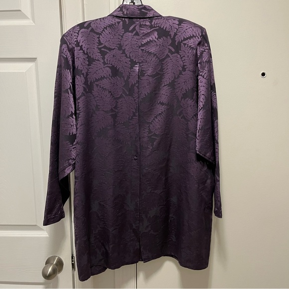 80s VINTAGE ALFRED SUNG JACQUARD SHACKET - Picture 5 of 13